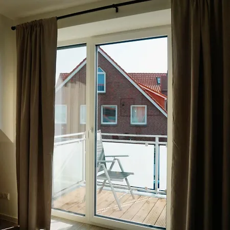 Apartment Koeoek Heimathafen - Modern, Balkon, Strandnah