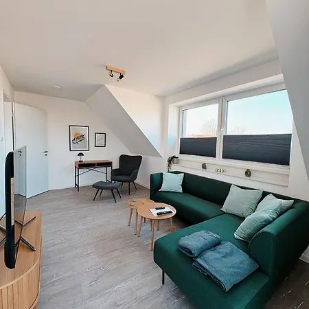 Apartment Koeoek Heimathafen - Modern, Balkon, Strandnah *