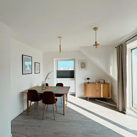 Apartment Koeoek Heimathafen - Modern, Balkon, Strandnah *