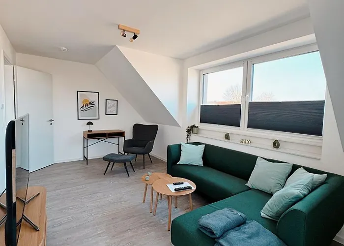 Apartman Koeoek Heimathafen - Modern, Balkon, Strandnah *