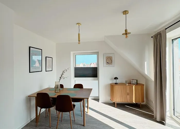 Apartman Koeoek Heimathafen - Modern, Balkon, Strandnah *